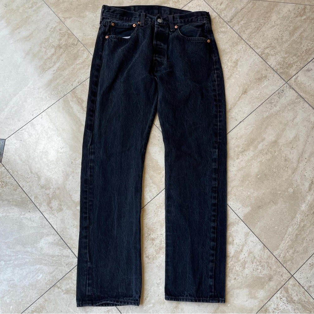 Levi’s vintage 501xx black jeans. 32x32 but actual fit is 30x30